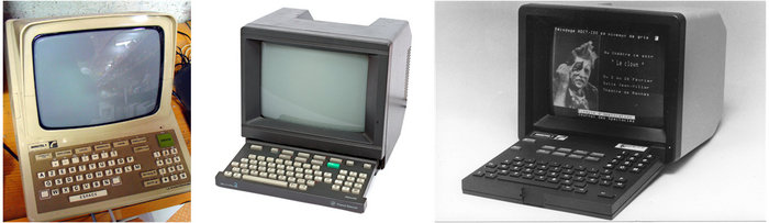  Minitel  M&#xE9;dium interactif par num&#xE9;risation d'information t&#xE9;l&#xE9;phonique.   TELETEL.   