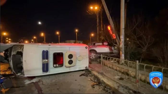 Ambulance driver killed and child injured in fatal accident in Sevastopol - Violation of traffic rules, Traffic rules, Incident, Crash, Ambulance, Negative
