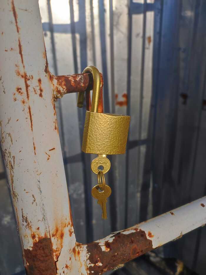 Кому-то нужен не просто золотой ключик, но и золотой замочек Бывает и такое красим