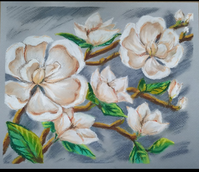 Малевич и Гамма студия, бумага - склейка Старый мастер для пастели.