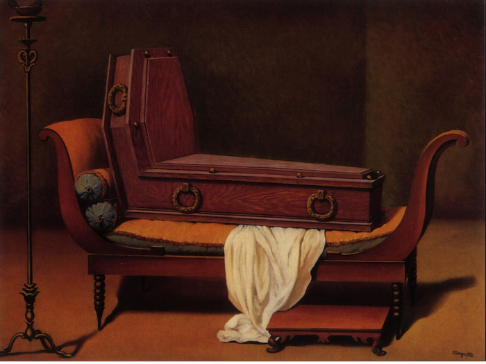 Рене Магритт «Перспектива мадам Рекамье» (1951)