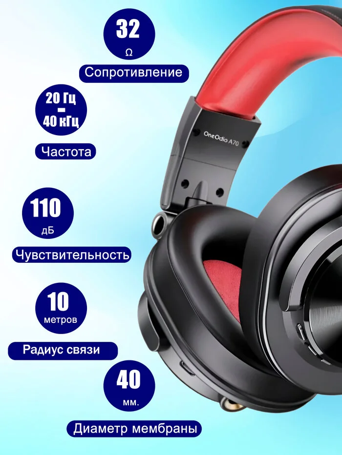 Oneodio Fusion A70 Bluetooth 5.2 Headphones: Review, Features, Pros and Cons, Price, Reviews - Purchase, Products, Headphones, Longpost