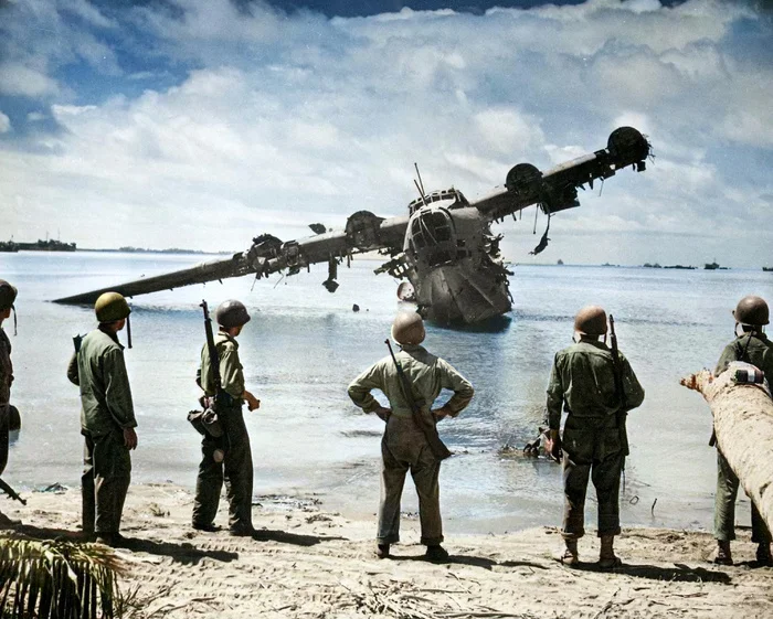 Редкие и интересные фотоматериалы с фронтов Второй Мировой Войны. 20 раскрашенных фотографий. Часть III 20 век, Историческое фото, Старое фото, Вторая мировая война, Военная история, Фотография, Колоризация, Длиннопост