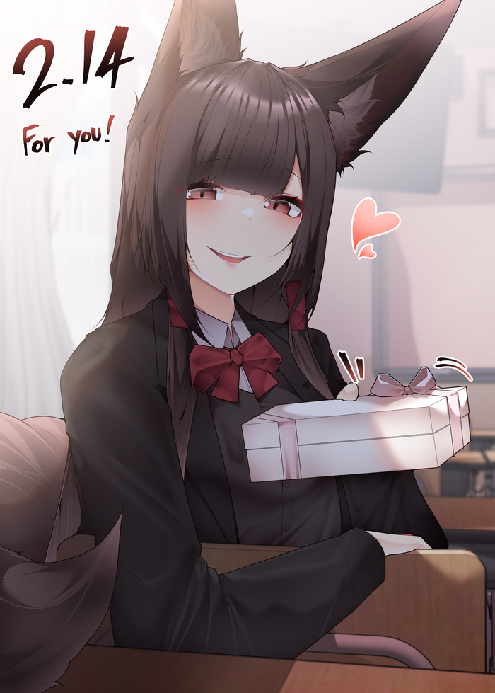   Samip, , , Anime Art, Azur Lane, Animal Ears, , , Akagi