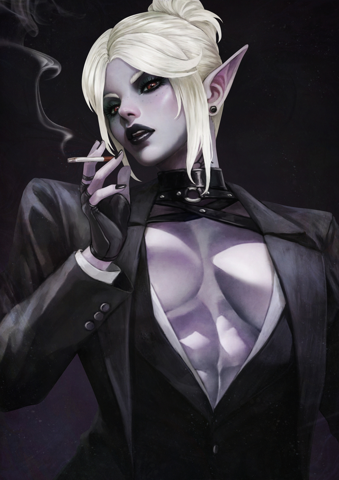 Minthara , , , Minthara, Baldurs Gate 3, Game Art, Monorirogue, Muscleart