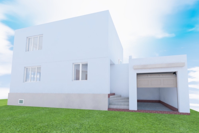 Первая визуализация проекта дома