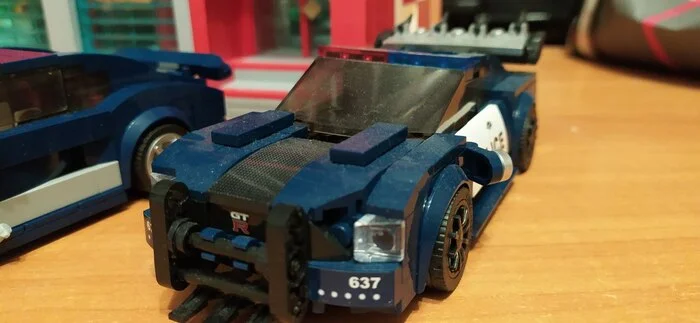 Comparison of 2 cars, 1 without container, the other in container - Lego, Constructor, Car, Dust, Comparison, Container, Analogue, Longpost