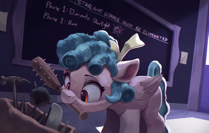 That seems to be all... - My little pony, Cozy glow, Art