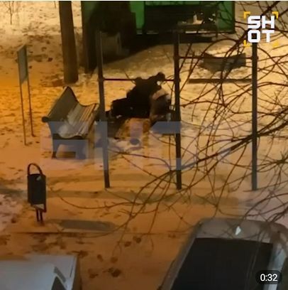 Кадр из видеофрагмента на Телеграм-канале SHOT