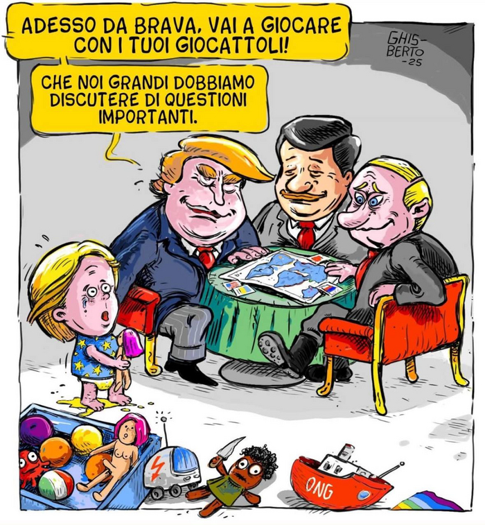 Карикатура от итальянцев