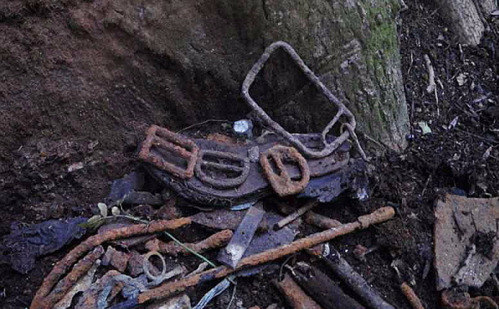 Вещи, найденные в самолёте В.Ляшенко. Сайт "Кубанский плацдарм"