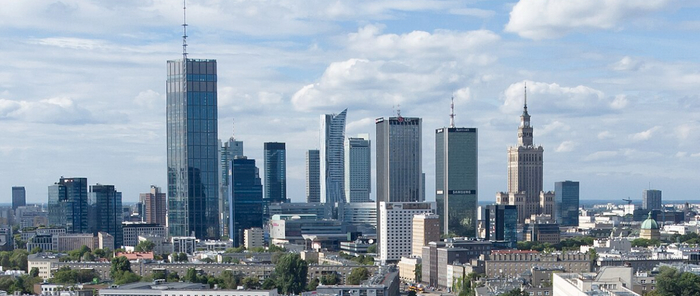 Вид на Варшава-сити