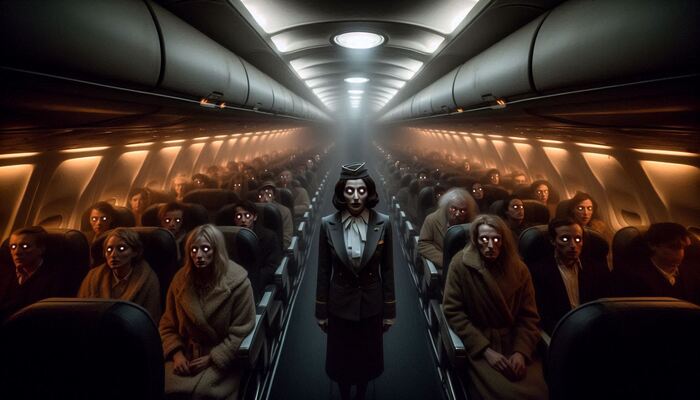 Я стюардесса на шаттле в Ад. Думаю, я больше не могу здесь работать