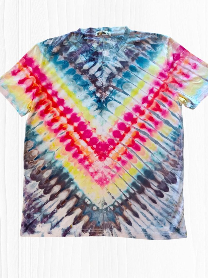 -  V-   -,  , , Tie dye, , 