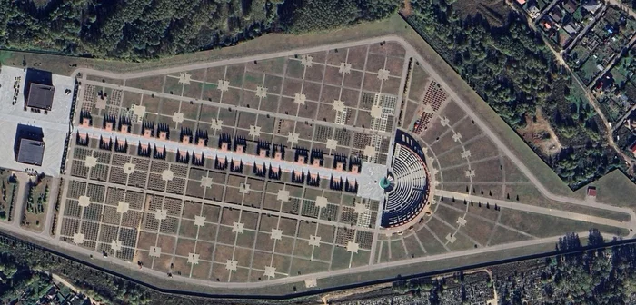 Federal Military Memorial Cemetery (Volkovskoye Cemetery, Mytishchi) - Russia, Cemetery, Mytischi, Google earth, Vertical video, Video, Short videos