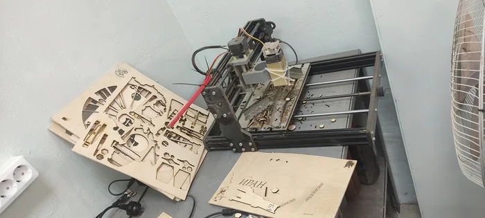 Millennium Falcon made of plywood - My, Star Wars, Millennium falcon, Plywood, Constructor, With your own hands, CNC, Laser cutting, Longpost