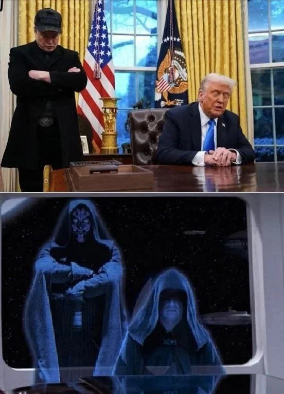 Darth Trumpius - Politics, Humor, Star Wars, Donald Trump, Elon Musk, Memes, Democracy, Darth Maul, Sith