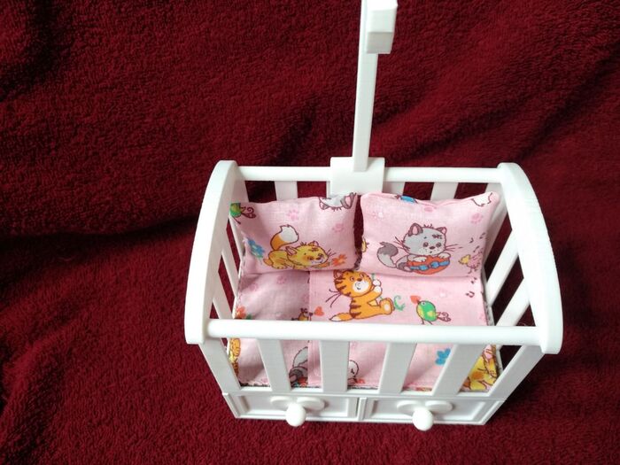 А вот такая получилась постель.