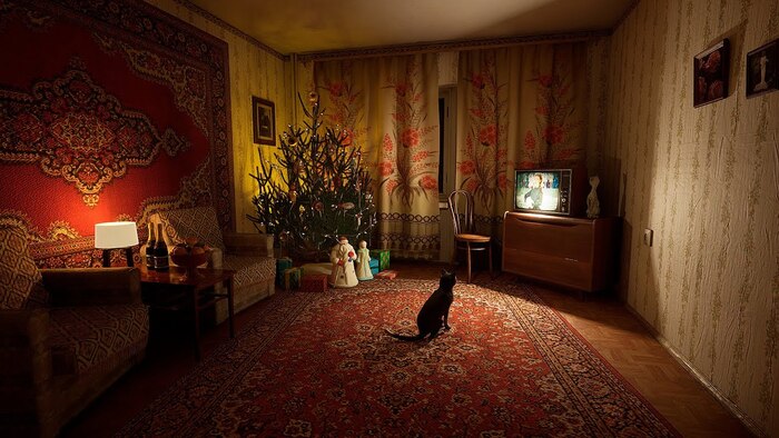 И вот такую комнатку в зимнем режиме можно сделать