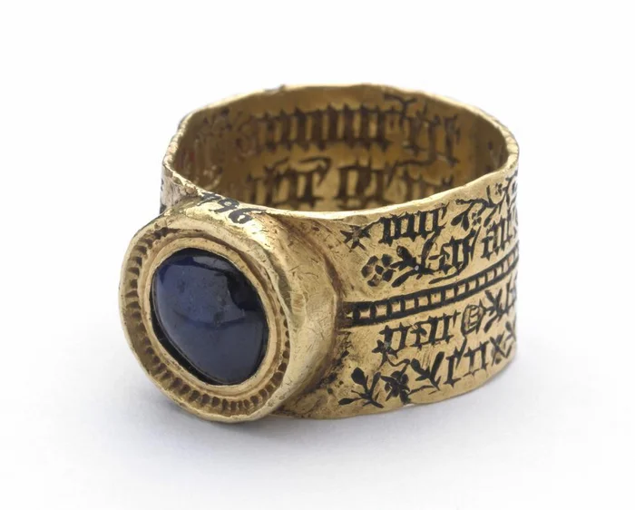 Lover's or Marriage Ring, England, 15th century - Historical photo, 15th century, Ring, Ring, History (science), England, Decoration, Jewelry