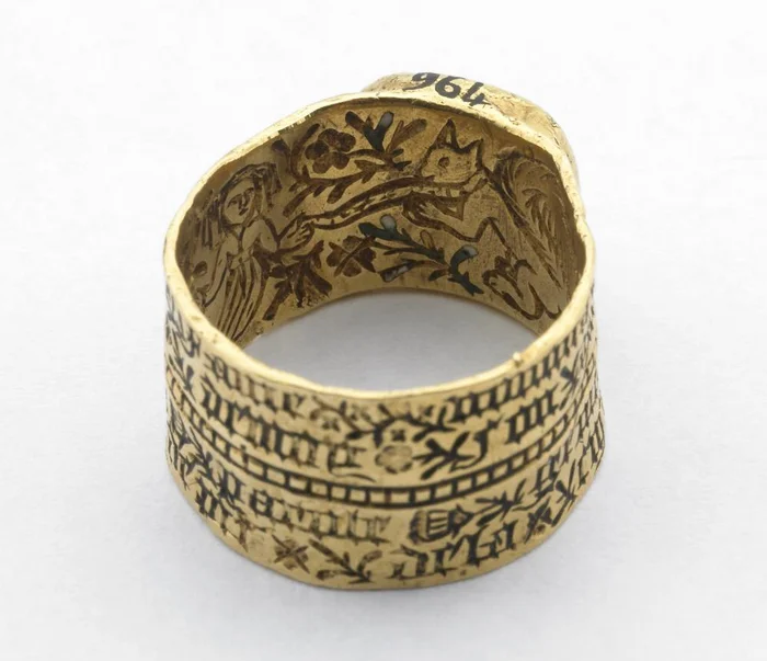 Lover's or Marriage Ring, England, 15th century - Historical photo, 15th century, Ring, Ring, History (science), England, Decoration, Jewelry