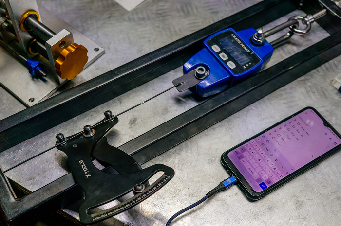 Составление калибровочной таблицы на основе спицы из колеса.