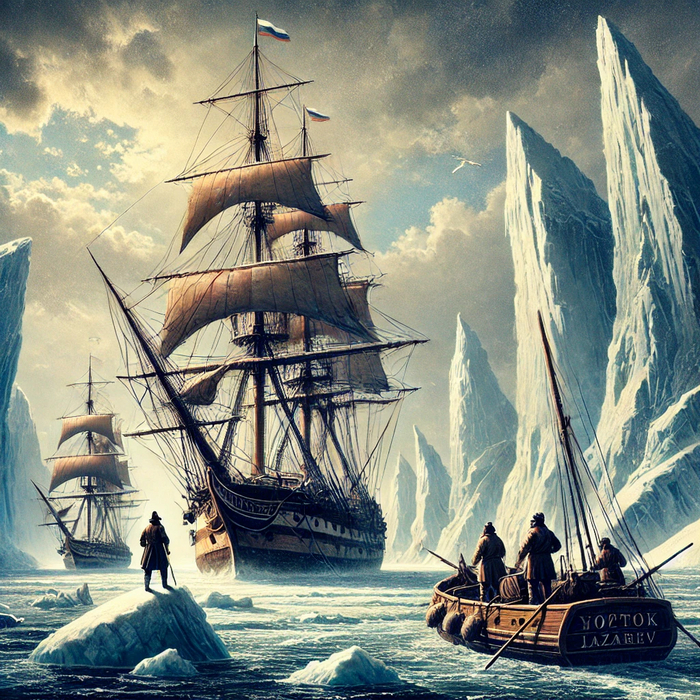 Ф.Ф. Беллинсгаузен и М.П. Лазарев – люди, которые открыли Антарктиду