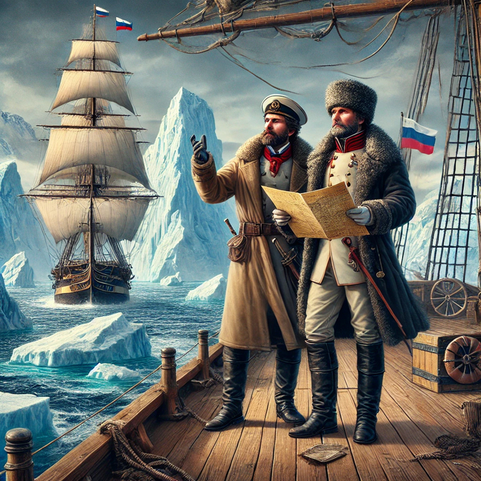Ф.Ф. Беллинсгаузен и М.П. Лазарев – люди, которые открыли Антарктиду
