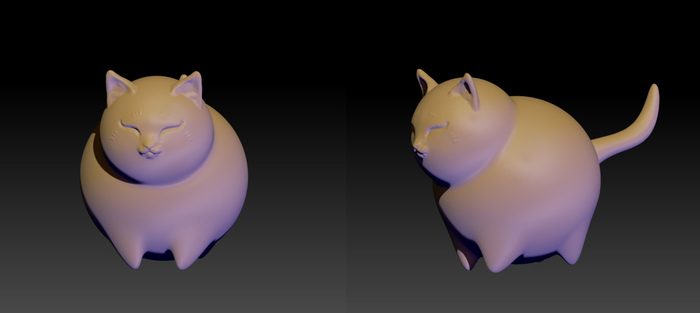 Обучение по 3D моделированию с 0 для начинающих: делаем котика-обормотика поэтапно в программе Zbrush. ЧАСТЬ 1 3D моделирование, Ручная работа, Девушки, Творчество, Творческие люди, Игрушки, 3D, Курс, Модели, Обучение, Рукоделие с процессом, Фигурки, Кот, Поделки, Длиннопост