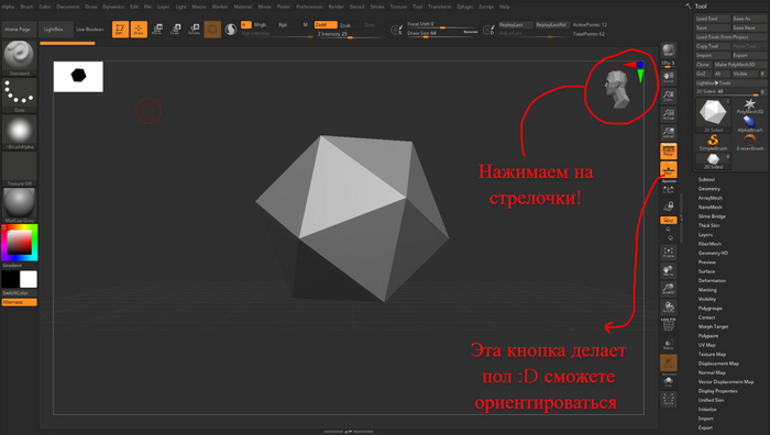 Обучение по 3D моделированию с 0 для начинающих: делаем котика-обормотика поэтапно в программе Zbrush. ЧАСТЬ 1 3D моделирование, Ручная работа, Девушки, Творчество, Творческие люди, Игрушки, 3D, Курс, Модели, Обучение, Рукоделие с процессом, Фигурки, Кот, Поделки, Длиннопост