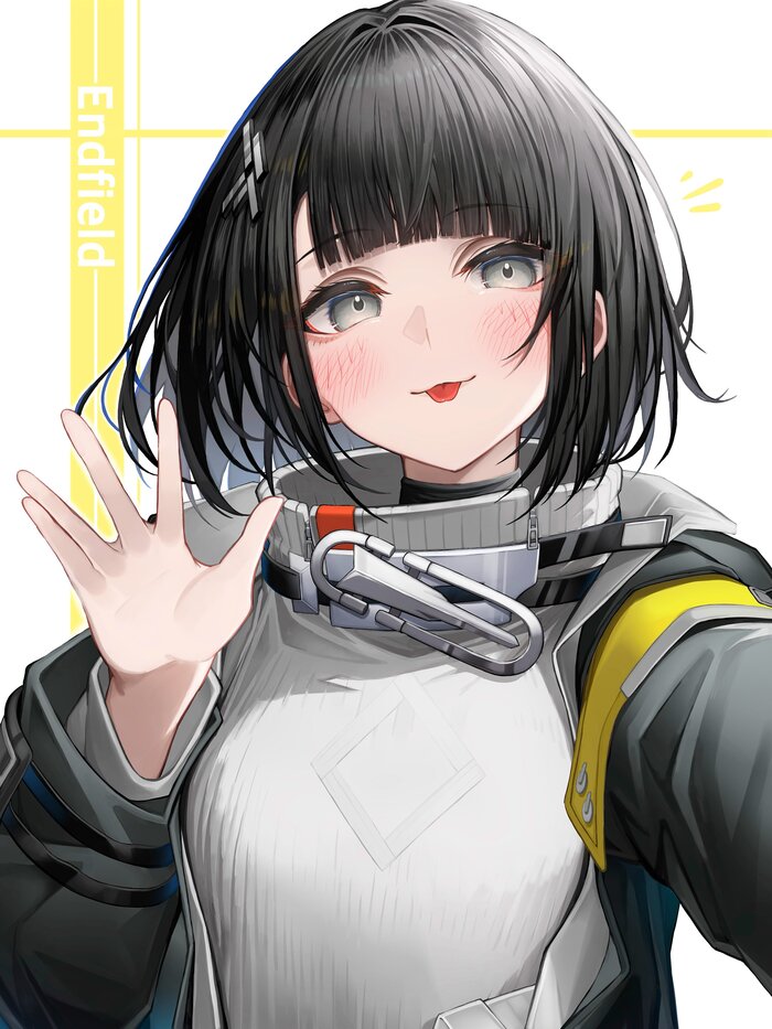 Endministrator Anime Art, , Endministrator Female (Endfield), Arknights: Endfield, Tab head