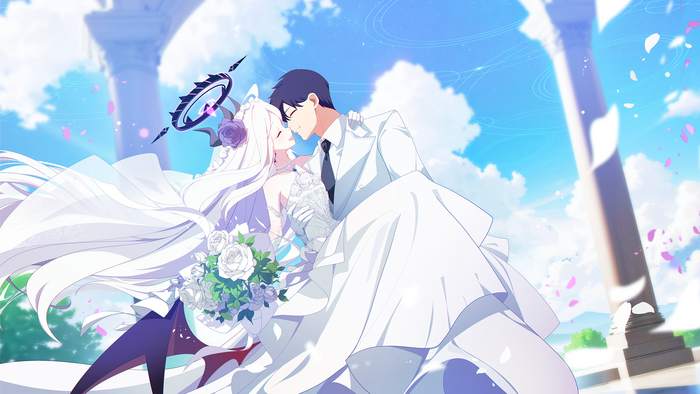   , Anime Art, Blue Archive, Sorasaki Hina, Sensei (Blue Archive),   ,  