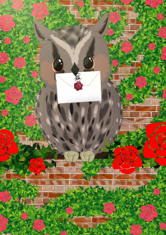 А сова то с подарочком! интересно кому он??)))