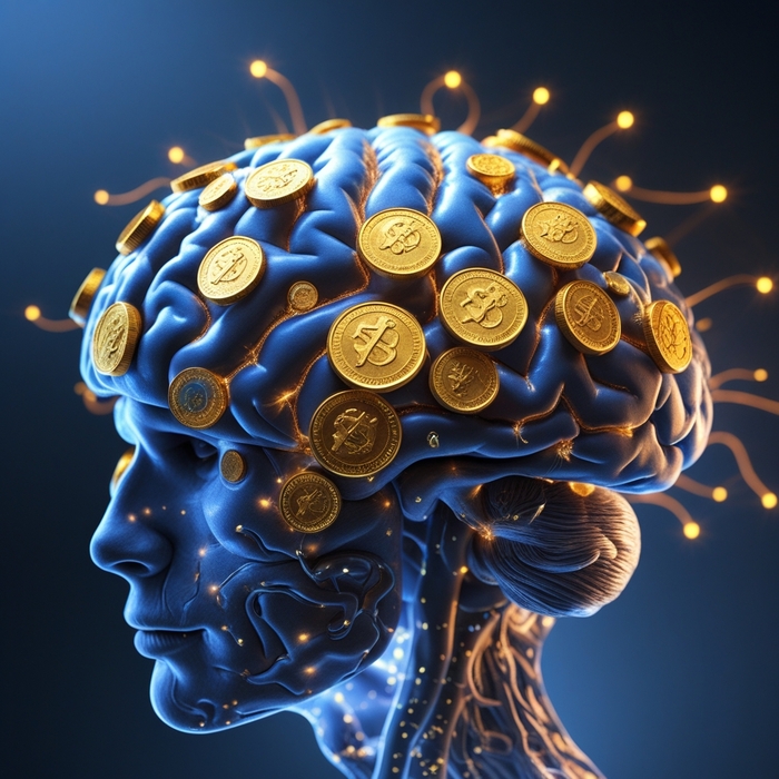 Деньги на уме - арт в нейросети