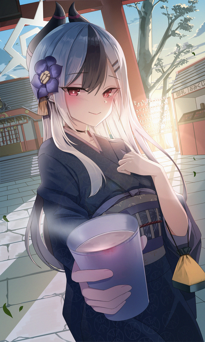    , Anime Art, , , Blue Archive, Onikata Kayoko,   , , , , Leehong studio