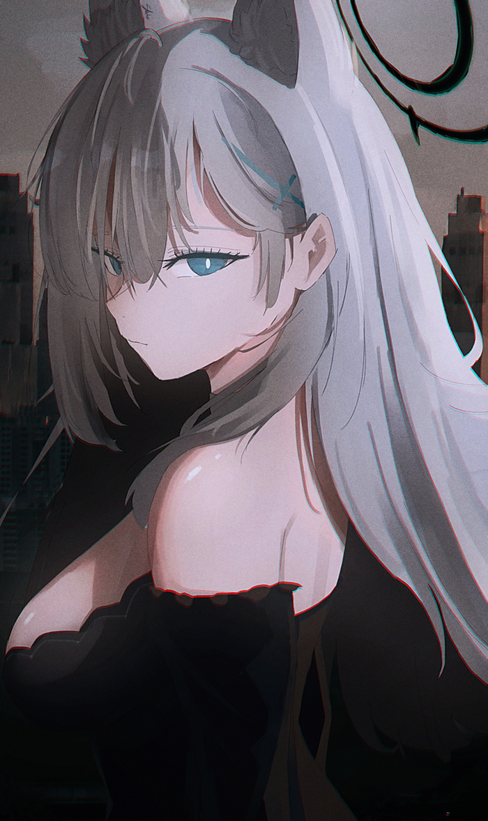 Shiroko Terror  , Anime Art, , Blue Archive, Shiroko Terror