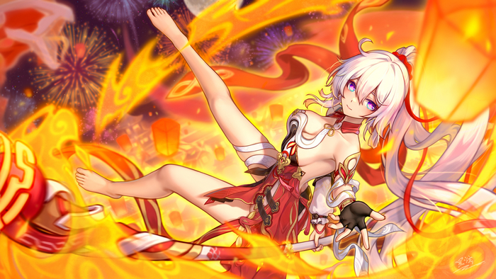 Kiana Anime Art, , Honkai Impact, Kiana Kaslana, ,   ,  , 