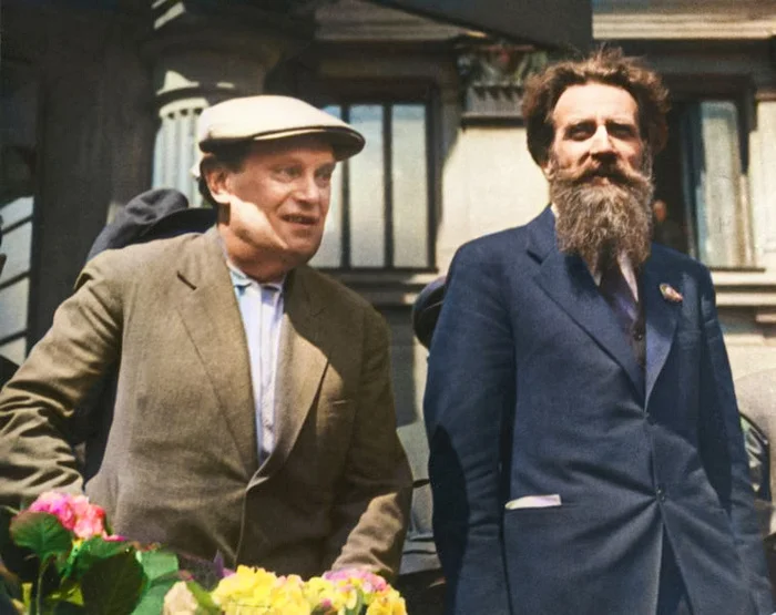 Фотоподборка известных личностей ХХ века, как СССР так и Мира. 20 раскрашенных фотографий. Часть X Старое фото, 20 век, Актеры и актрисы, Историческое фото, Политики, Колоризация, Длиннопост