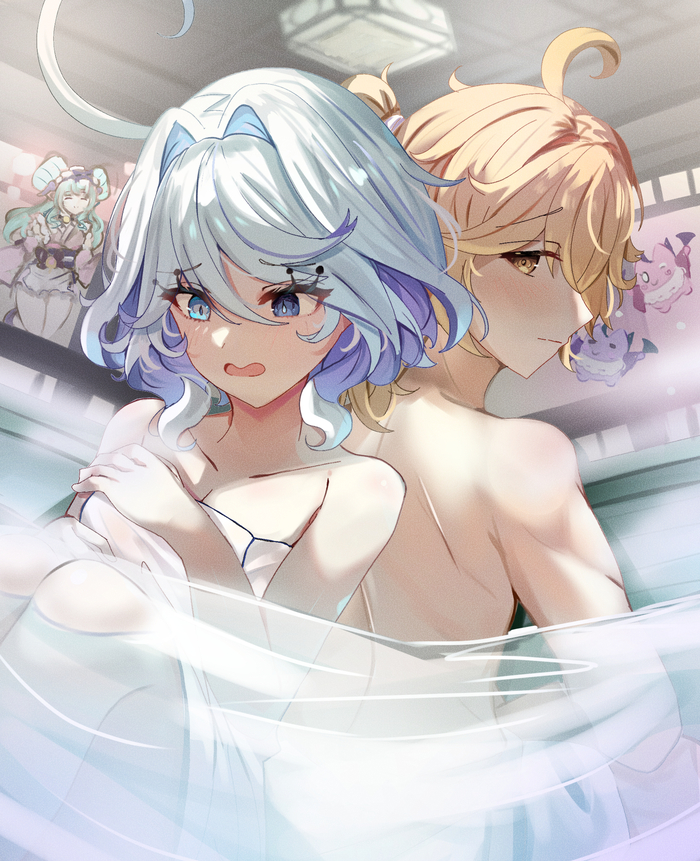    Furina (Genshin Impact), Genshin Impact, , Pixiv, Anime Art, Aether (Genshin Impact)