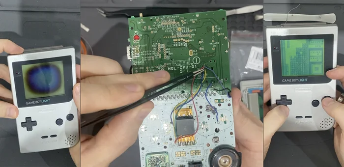 Rare Gameboy Light Repair. Everything is broken! Power, screen, buttons, sound - My, Repair of equipment, Nintendo, Gameboy, Retro, Games, Gamers, Consoles, Tetris, Repair, Retro Games, Breaking, Youtube, Video, Longpost
