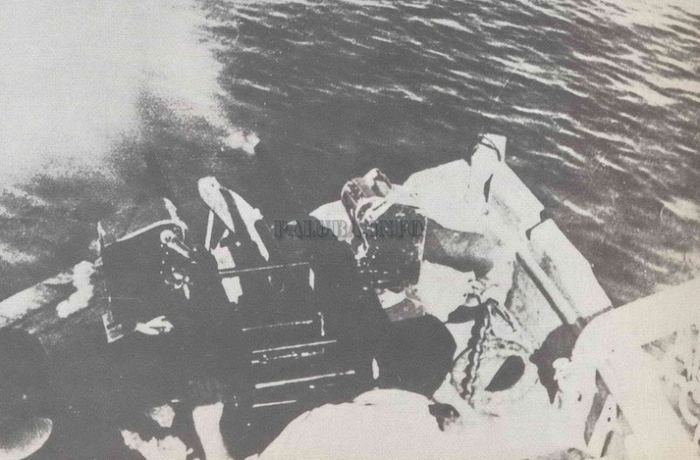 "Главный калибр" партизанского корабля в бою, 1943 г.