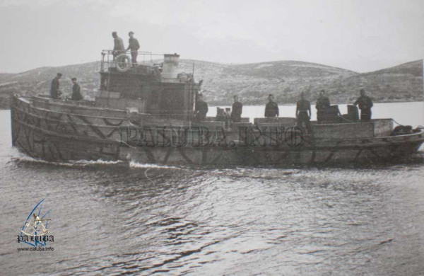 Камуфляжная раскраска NB6 "Napredak" - югославские партизаны также не остались в стороне от многочисленных экспериментов с маскировкой кораблей в годы Второй мировой