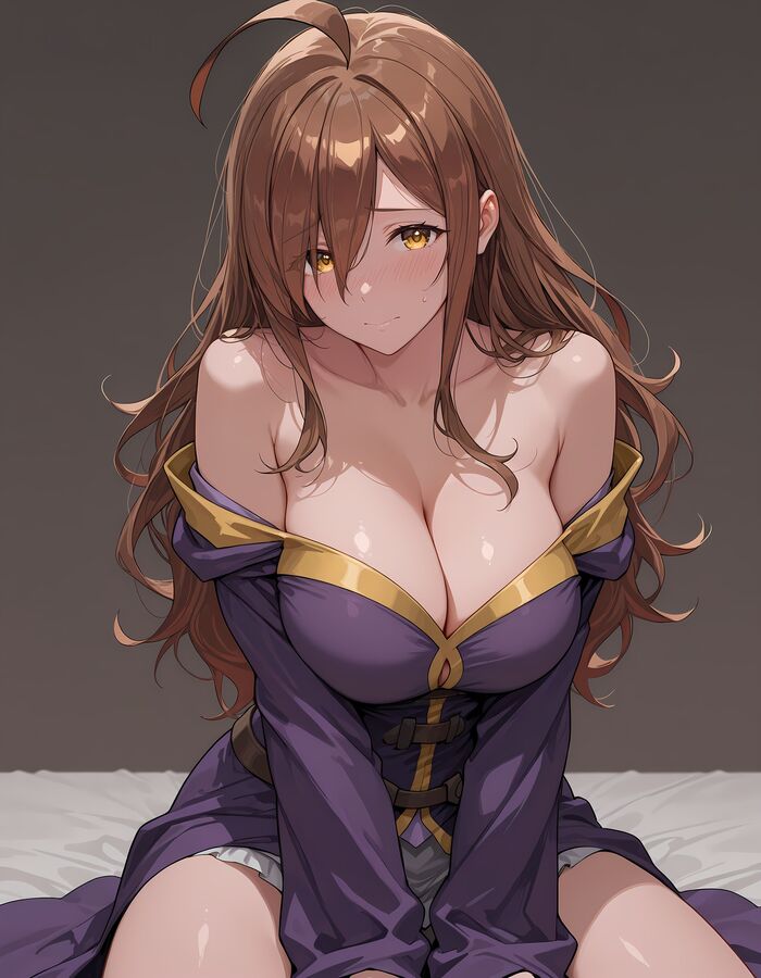, : ,   -  , Stable Diffusion, , Anime Art, , Konosuba, Luna (Konosuba), Wiz, Yunyun, , , ,  , 
