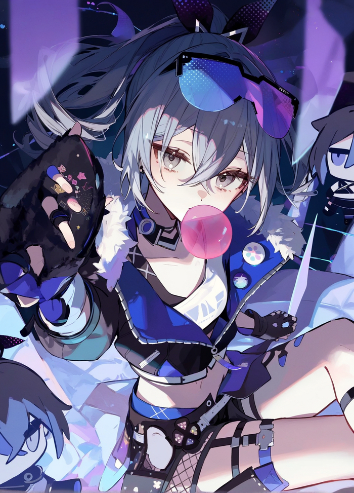   , Anime Art, Honkai: Star Rail, Silver Wolf (Honkai: Star Rail),  