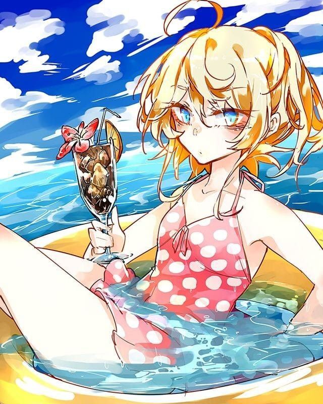 - ! , , Anime Art, Tanya Degurechaff, Youjo Senki, , , One-piece swimsuit