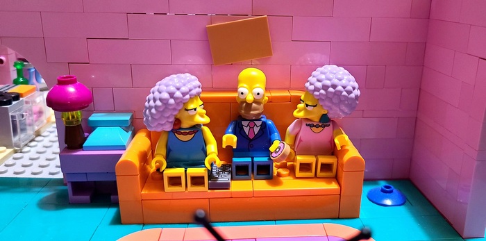   Lego MOC "The Simpsons -  " , , , ,  ,  ,  ,  ,  ,  ,    , LEGO,  , , ,  ,   , 