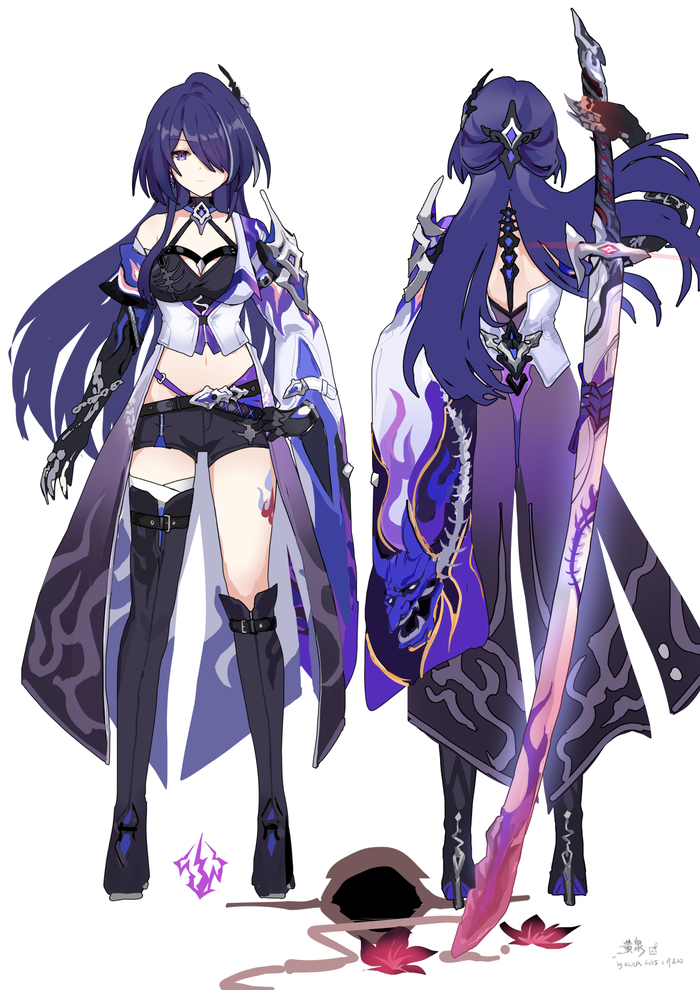  Anime Art, , Pixiv, Acheron (Honkai: Star Rail), Honkai: Star Rail