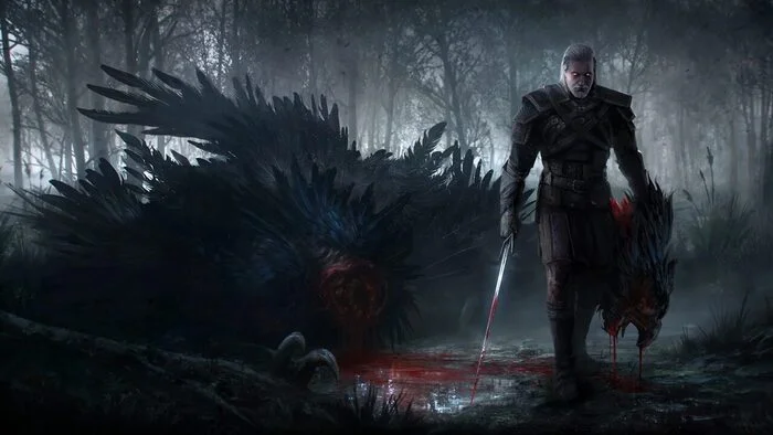 Pictures for the monitor screen for the game The Witcher 4 and The Witcher 3 - My, The Witcher 3: Wild Hunt, The Witcher 4, Images, Gamers, Familiarization, Screenshot, Computer games, Witcher, Longpost