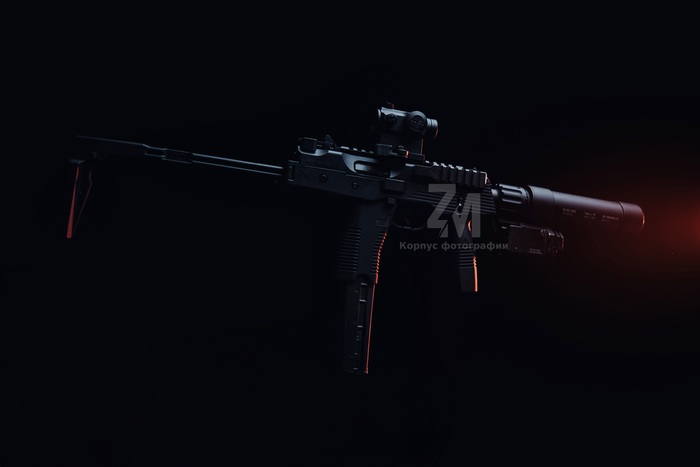 Страйкбольный пистолет-пулемёт MP-9