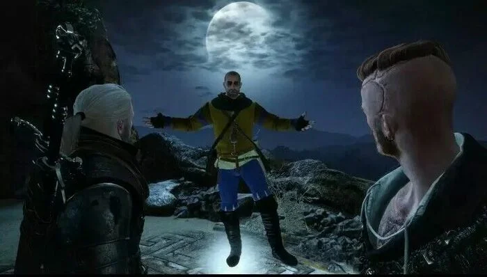 Pictures for the monitor screen for the game The Witcher 4 and The Witcher 3 - My, The Witcher 3: Wild Hunt, The Witcher 4, Images, Gamers, Familiarization, Screenshot, Computer games, Witcher, Longpost